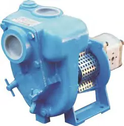 Hydraulic drive tanker pump
